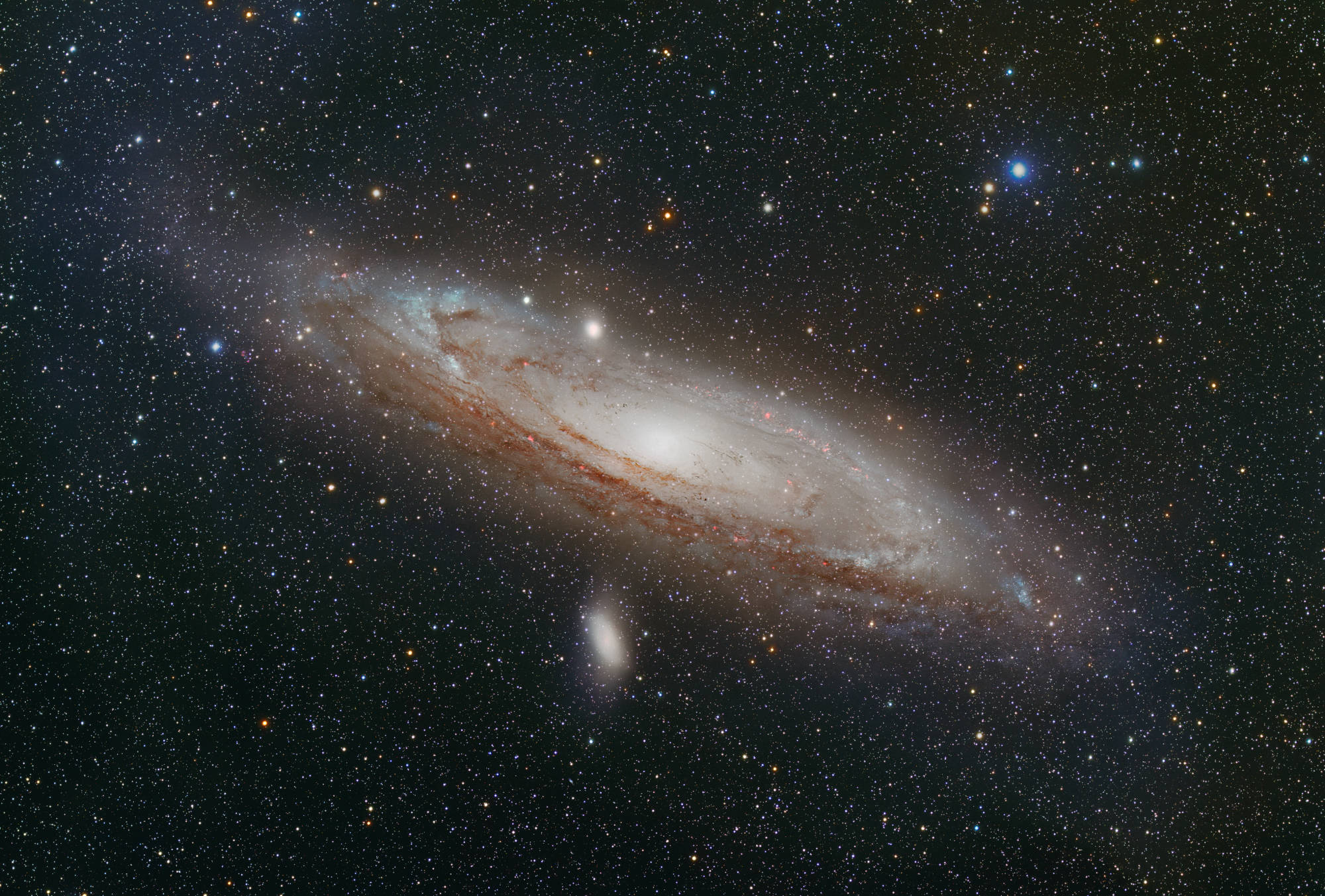 Andromeda Galaxy - M 31, M 32 & M 110