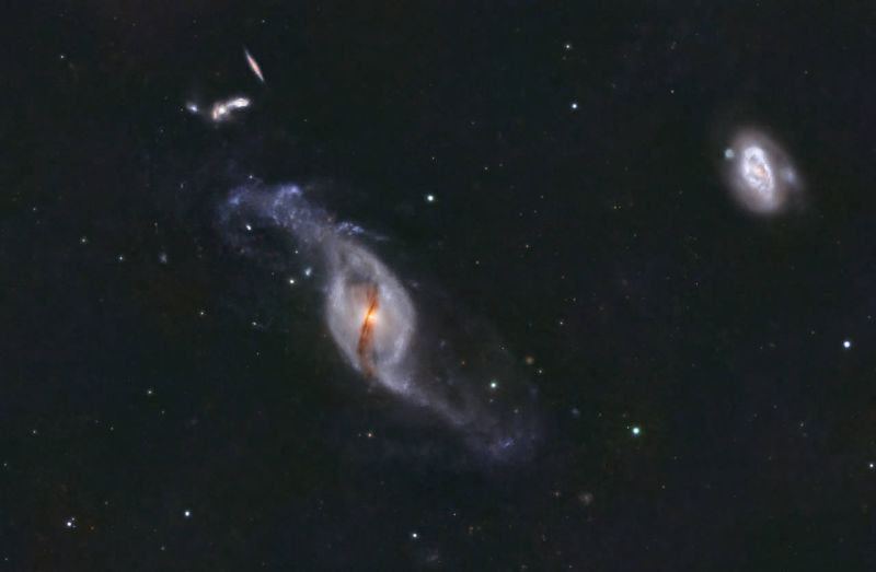 NGC 3718 - Twisted Galaxy